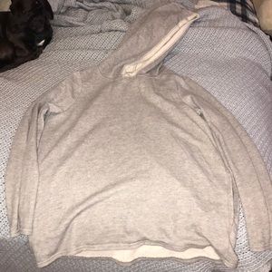 Gray Mossimo Hoodie with Open Back
